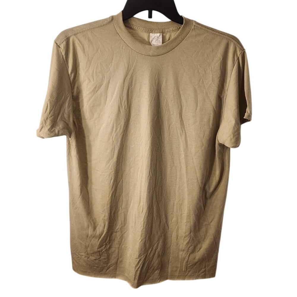 DSCP By Skilcraft Men Large Tan 499 OCP Military Undershirt T-Shirt 3 Pack